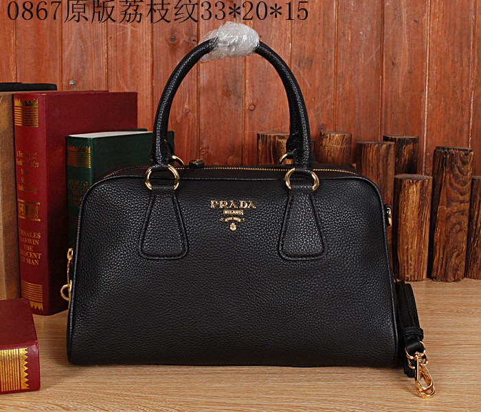 Prada borsetta in pelle nera 0867